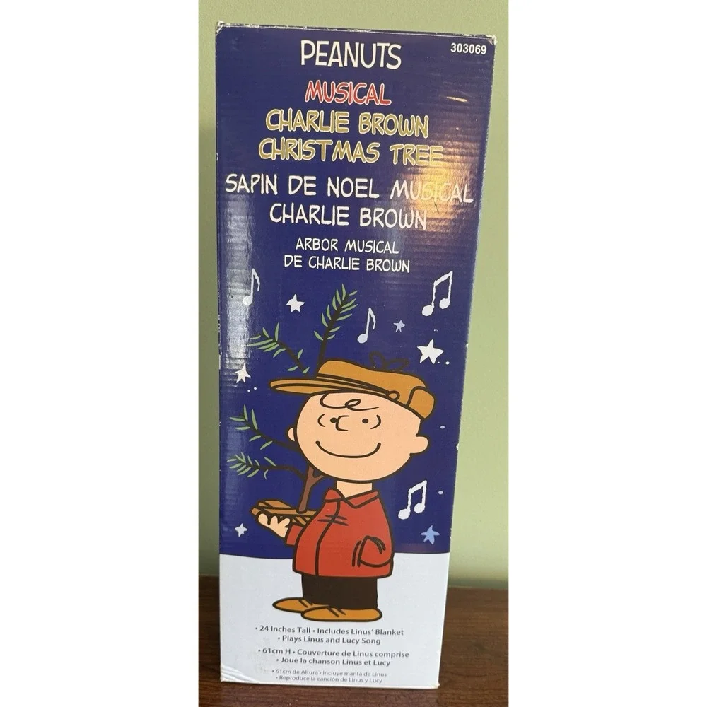 Charlie Brown Musical Christmas Tree Peanuts 24